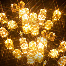 Load image into Gallery viewer, PEIDUO 66FT 200LT Christmas Tree Fairy String Lights Plug Powered 30V 8 Modes 200 Diamond LED Warm White Tree Dazzler Lights for Home Christmas Tree Wedding Party Dorm Bedroom Indoor Wall