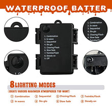 Load image into Gallery viewer, EAMBRITE 3PK Halloween String Lights 10FT 30LT LED Ghosts Bats Pumpkins Fairy Lights Battery Powered with 8 Modes Indoor Halloween Decorations