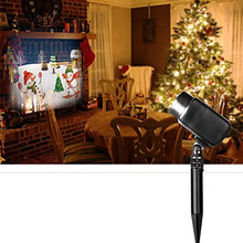Load image into Gallery viewer, EAMBRITE Christmas Animated Projector Lights with Music Playback Snowman Snowflake Projector Light Decoration for Outdoor Wedding Xmas Holiday Party Decorations