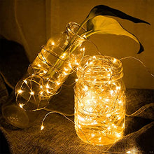 Load image into Gallery viewer, Vanthylit LED Fairy String Lights 50LED 8 Function Battery Powered Copper Wire Lights for Christmas Wedding Party Home Holiday Decoration Warm White Starry Lights