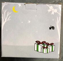 Load image into Gallery viewer, EAMBRITE 3PK Light up Present Boxes Silver Gift Boxes with Warm White Lights Plug in for Christmas Decorations Home and Outdoor Décor