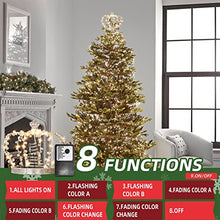 Load image into Gallery viewer, EAMBRITE Chritsmas Tree Topper, 60LT Jeweled Crown Tree Topper with 8 Modes Control Diamonds Treetop for Christmas Tree Decorations