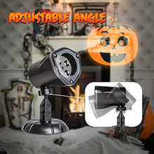 Load image into Gallery viewer, PEIDUO Halloween LED Projector Pumpkin Animated Projectors Lights Waterproof Outdoor Landscape Decorative Lighting for Patio, Garden, Halloween Wedding Party