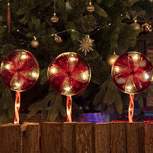Load image into Gallery viewer, PEIDUO 3PK 23.625" 48LT Lollipops Peppermint Pathway Markers with 8 Modes Christmas Lollipops Pathway Lights Decorations for Outdoor Yard