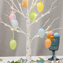 Load image into Gallery viewer, Vanthylit Easter Decorations, LED Easter Tree Lights with Timer, Lighted Birch Tree with Eggs Battery Powered, 2FT Easter Centerpiece Decoration Tabletop Tree Light, Easter Decorations for The Home