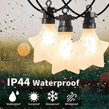 Load image into Gallery viewer, Eambrite Outdoor String Lights Mains Powered, Garden LED Festoon Lights Outdoor, Waterproof Connectable Patio Lighs for Party (Warm White, 5m)