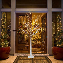 Load image into Gallery viewer, Vanthylit 6FT 288LT White Birch Tree with Fairy Lights Warm White LED Tree for Indoor and Outdoor
