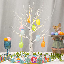 Load image into Gallery viewer, Vanthylit Easter Decorations, LED Easter Tree Lights with Timer, Lighted Birch Tree with Eggs Battery Powered, 2FT Easter Centerpiece Decoration Tabletop Tree Light, Easter Decorations for The Home