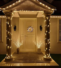 Load image into Gallery viewer, EAMBRITE Wohnung dekorative Zweig Lichter beleuchtet weiße Birke Zweige Weg Pfähle mit 60 LED Lichter Außen-Innen Wohnug deko für Weihnachten Ostern Deko Halloween Fest