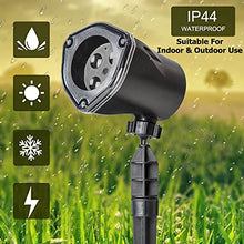 Load image into Gallery viewer, EAMBRITE Halloween Projector Light with 3 Dynamic Pumpkin Patterns Waterproof Holiday Projector for Party Garden Wall Indoor Outdoor Decoration