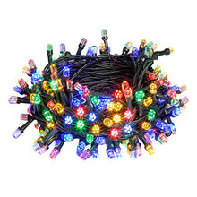 Load image into Gallery viewer, Vanthylit Christmas Lights 200 LED 65ft Fairy Lights Plug in, Indoor Outdoor Christmas Tree Lights String Lights, Outside Lights for Xmas/Home/Party/Christmas Decorations Multicolor– Green Cable