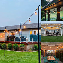 Load image into Gallery viewer, Vanthylit Outdoor String Lights Décor for Porch, Outside Waterproof Patio String Lights, Patio String Lights Dimmable with Remote