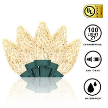 Load image into Gallery viewer, EAMBRITE 50LT C9 Christmas String Lights120V UL Certified for Patio Christmas Tree Garden Yard Indoor and Outdoor, Green Wire