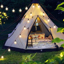 Load image into Gallery viewer, EAMBRITE Star String Lights Outdoor, Waterproof Hanging Star Lights Connectable, 32 FT 10 Stars LED Twinkle Lights for Indoor, Outdoor, Bedroom, Easter, Christmas, Ramadan, Patio, Garden Decorations