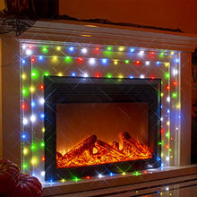 Load image into Gallery viewer, DELICHTER Lichterkette,100 LEDs bunt Lichterkette mit USB-Betrieben heller Glühbirnen,LED RGB deko für Party,Fest, Innen,Außen,Wand,Weihnachten