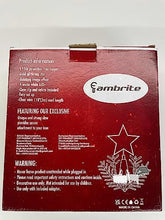 Load image into Gallery viewer, EAMBRITE 23cm Weihnachtsbaumspitze Stern Baum Deckel Hohles Gold Christbaumspitze Mit Rotierendem Magischem Warmweißem Projektor Für Weihnachtsbaum-Dekoration