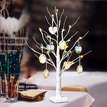 Load image into Gallery viewer, EAMBRITE 60cm Birke Baum LED Bäumchen Innenbeleuchtung Haus Tisch Lichterbaum für Innen Weihnachtsdeko Karten-Pendant mit Ästen Dekobaum Batteriebetriebene Warmweiß