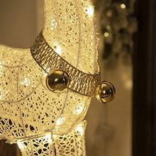 Load image into Gallery viewer, EAMBRITE Christmas Reindeer Light up Deer Deocrations Mains Powered LED Twinkling Reindeer for Home and Garden - Large 1.2m, Warm White