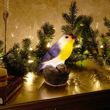 Load image into Gallery viewer, Vanthylit Spring Decor, LED Handmade with Real Wax Battery Operated Flameless Candle with Timer Blue Bird Shape Table Lamp for Home Decor