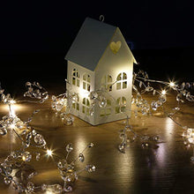 Load image into Gallery viewer, EAMBRITE 6FT Pre-lit 18LT LED Berry Garland with Cluster Fairy String Light and Icicle Beads