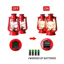 Load image into Gallery viewer, Set of 2-EAMBRITE 9.5 Inch LED Outdoor Traditional Look Lantern with efficient LED Lighting