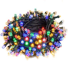Load image into Gallery viewer, Eambrite Christmas Lights 200 LED 20m/66ft Fairy Lights Mains Powered, Indoor Outdoor Christmas Tree Lights, Outside Lights for Xmas/Home/Party/Christmas Decorations Multicoloured-Green Cable