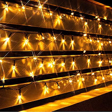 Load image into Gallery viewer, Eambrite Christmas Lights 200 LED 20m/66ft Fairy Lights Mains Powered, Indoor Outdoor Christmas Tree Lights Warm White-Green Cable
