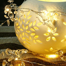 Load image into Gallery viewer, EAMBRITE 6FT Pre-lit 18LT LED Berry Garland with Cluster Fairy String Light and Icicle Beads