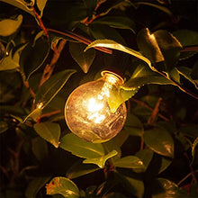 Load image into Gallery viewer, PEIDUO String Lights 12 FT G50 Globe Patio Lights with 12 Edison Glass Bulbs(1 Spare), Waterproof Connectable Hanging Light for Camper Backyard Porch Balcony Yard Party Decor