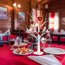 Load image into Gallery viewer, EAMBRITE 2FT White Birch Tree Battery Operated Tabletop Love Tree Decorative Home Wedding Party