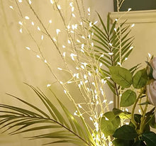 Load image into Gallery viewer, Vanthylit Lighted Twig Branch Stakes 34” 3PK Silver Metal Branch Lights with 114LT Warm White Spring Decor for Home Holiday Christmas Floor Vase Tabletop Decoration Indoor and Outdoor Use