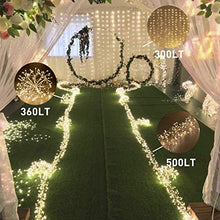 Load image into Gallery viewer, Vanthylit LED Starry Lights Sliver Copper Wire Firecracker Fairy Light 15.8FT 500LT Tale Garland String Lights for Wedding, Party, Xmas, Garland, Wreath, Patio, Garden