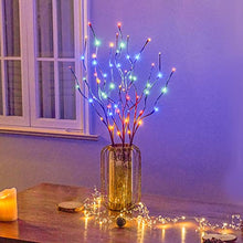 Load image into Gallery viewer, Vanthylit 3PK Twig Lights 76cm Decorative LED Twigs with 60 Multi-Colour LEDs Waterproof Pathway Branch Lights Mains Powered for Indoor Outdoor Home Party Festival Valentine's Day Decoration