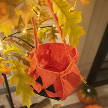 Load image into Gallery viewer, Eambrite Halloween Pumpkin Candy Bag Trick or Treat Bags Candy Goodies Gift Handbag for Kids Costume Party Home Decoration