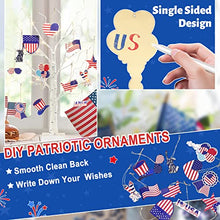 Load image into Gallery viewer, Set of 2 Patriotic Indoor Tree Decorations for 4th of July Home Decor
