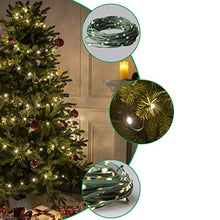 Load image into Gallery viewer, EAMBRITE 150LT 49FT Heavy Duty Micro LED String Lights Plug-in Warm White 8 Modes with Controller UL Adapter Wire Waterproof for Home Decor Christmas Tree Party Patio