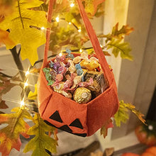Load image into Gallery viewer, Eambrite Halloween Pumpkin Candy Bag Trick or Treat Bags Candy Goodies Gift Handbag for Kids Costume Party Home Decoration