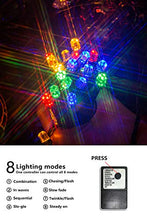 Load image into Gallery viewer, EAMBRITE 200LT LED 66FT Christmas String Lights Ultra-Bright Jumbo Bulbs Waterproof with 8 Modes Plug in for Indoor Outdoor Christmas Tree Garden Wedding Party Decoration, Multicolor