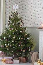 Load image into Gallery viewer, EAMBRITE Crystal Snowflake Tree Topper LED Xmas Treetop with 50 Cool White LEDs Twinkle Effect Decor for Christmas Tree (20CM)