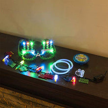 Load image into Gallery viewer, PEIDUO Birthday Party Supplies with Light, Bulb Necklace, Brooch, Glasses Glow Sticks Party Decorations for Boys
