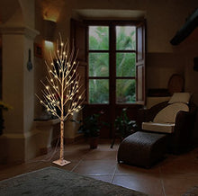 Load image into Gallery viewer, EAMBRITE Warm White LED Tree Light Winter Wedding Home Decorative Tree Light for Indoor and Outdoor Use (5FT Birch Tree Lights)