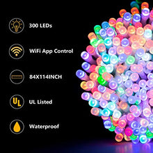 Load image into Gallery viewer, Vanthylit Curtain String Light 300 LED Multi-Colored Hanging Fairy Curtain Lights for Bedroom Living Room Wall Party Xmas Backdrop