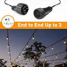 Load image into Gallery viewer, Vanthylit Solar String Lights Outdoor Waterproof, LED Shatterproof Edison String Lights, Outside Lights for Patio Solar Powered