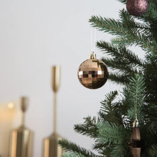 Load image into Gallery viewer, EAMBRITE Christmas Bauble Set Coffee Brown Champagne Christmas Balls with Star Tree Topper for Garland Wreath Christmas Tree Decoration