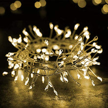Load image into Gallery viewer, Vanthylit LED Starry Lights Sliver Copper Wire Firecracker Fairy Light 15.8FT 500LT Tale Garland String Lights for Wedding, Party, Xmas, Garland, Wreath, Patio, Garden