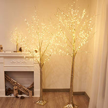 Load image into Gallery viewer, Vanthylit 7FT LED Champagne Tree with Warm White Fairy Lights 306LT Tree Light for Home Wedding Holiday Indoor and Outdoor Decor