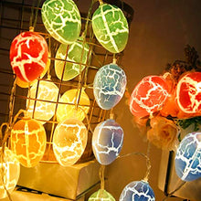 Load image into Gallery viewer, PABIPABI Easter Eggs Fairy Lights Easter Decoration String Lights Battery Powered Warm White Lights for Tabletop Tree Basket Birthday Party Wedding Banister Home Décor