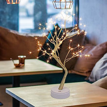 Load image into Gallery viewer, KELANCHY 20'' Twinkling Fairy Lights Spirit Tree with 108 LED, DIY Artificial Tree Lamp with Timer, Tabletop Bonsai Tree Light As Room Trees Decor (Warm Glow)