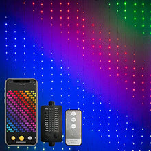 Load image into Gallery viewer, Vanthylit LED Curtain String Lights, 400LT RGB Fairy Lights, Hanging Fairy Window Lights, Waterproof Lights Plug-in Outdoor Fairy Lights for Wedding, Patio, Garden, Christmas Decor