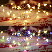 Load image into Gallery viewer, Eambrite Colour Changing Fairy Lights Battery Operated 8 Modes 50 LEDs String Lights Copper Wire Light for Outdoor Indoor Wedding Party Bedroom Decorations (5m/16ft, Warm White & Multicolour)